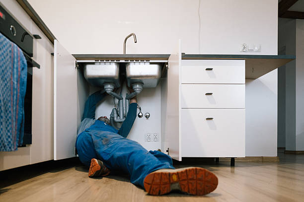 Professional Drain Cleaning technician working in Brandon, WI